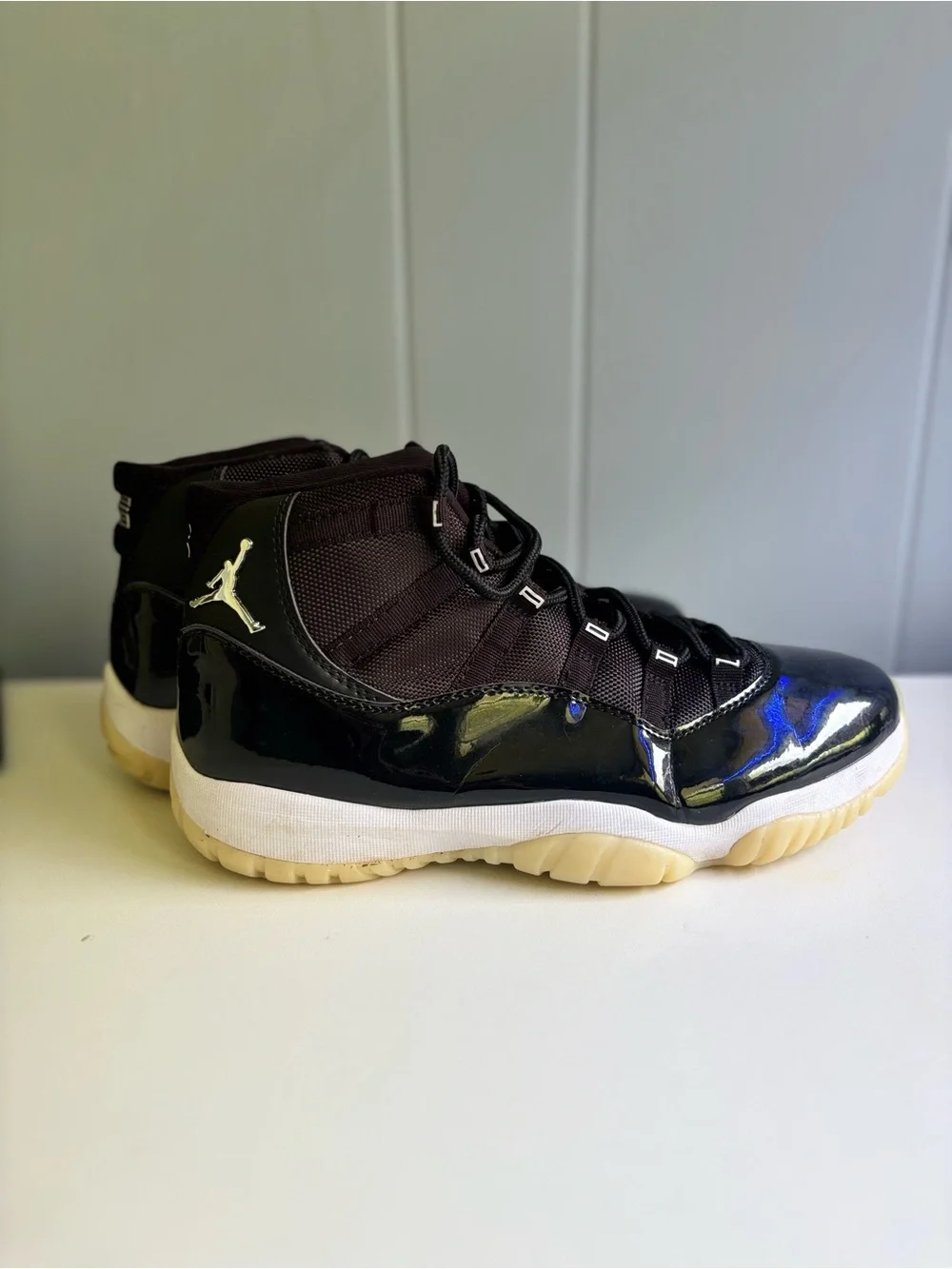 Jordan Men’s High-Top Sneakers in Black and White